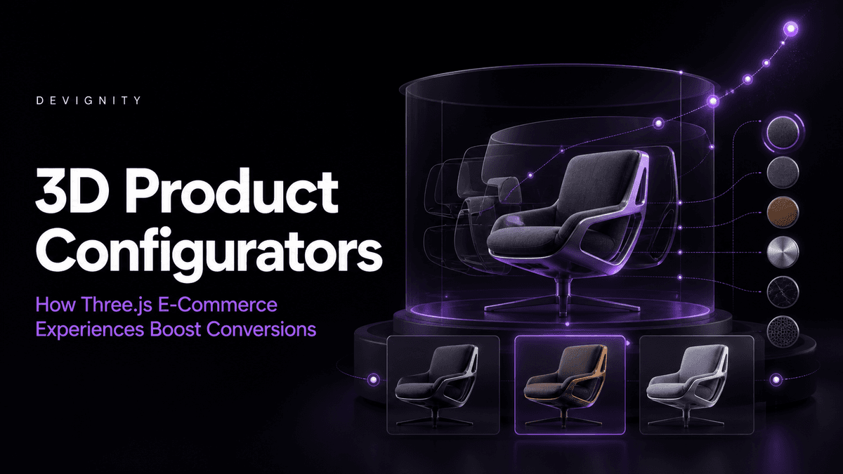 3D Product Configurators: How Three.js E-Commerce Experiences Boost Conversions — interactive product customization illustration