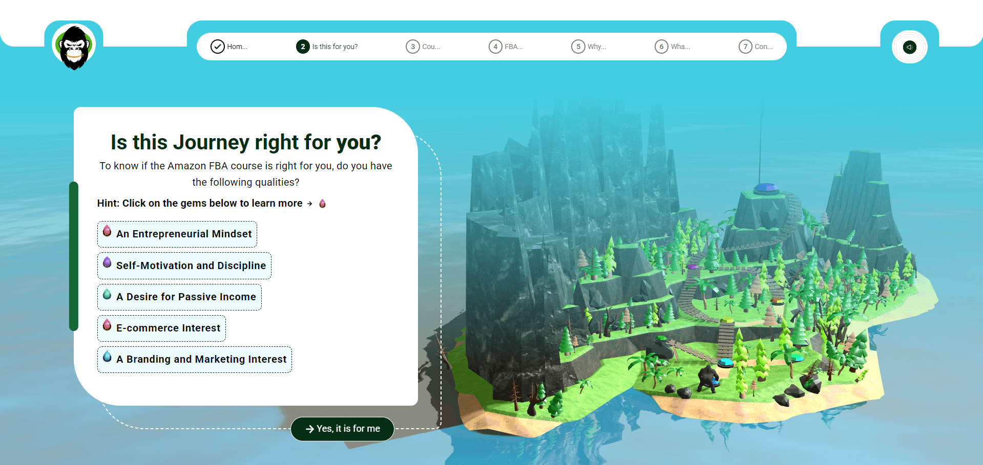 FBA Gorillas Interactive 3D Experience